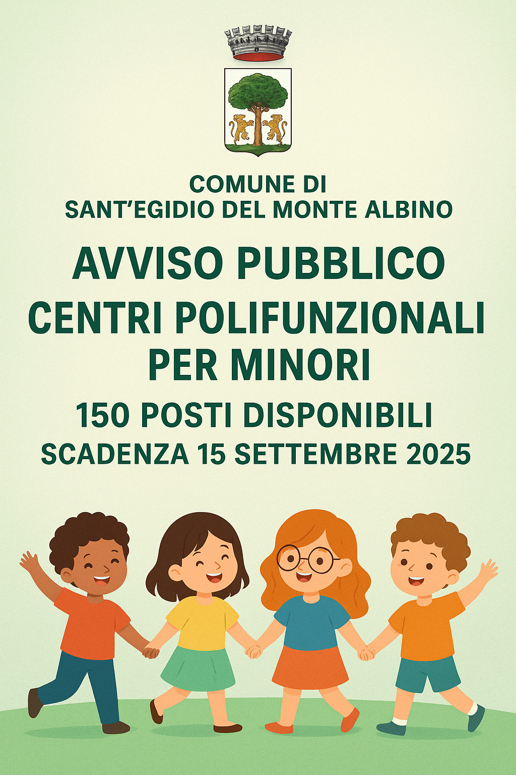 AVVISO PUBBLICO - CENTRI POLIFUNZIONALI PER MINORI ANNO 2025